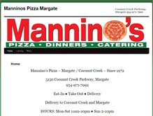 Tablet Screenshot of margate-pizza.com